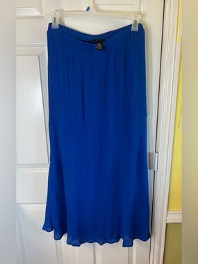 AB Studio Vibrant Blue Maxi Skirt